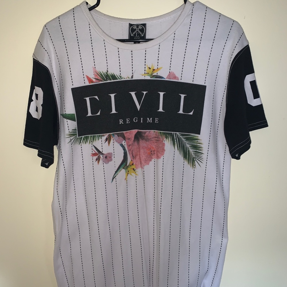 Civil baseball tee